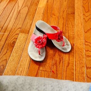 Shoes size 7 1/2 pink and tan